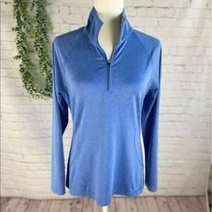 𝅺danskin Now Athletic Long Sleeve Half Zip Top M